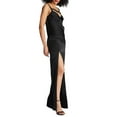 thumbnail image 3 of Halston womens  Nomi Gown, 6, Black, 3 of 5