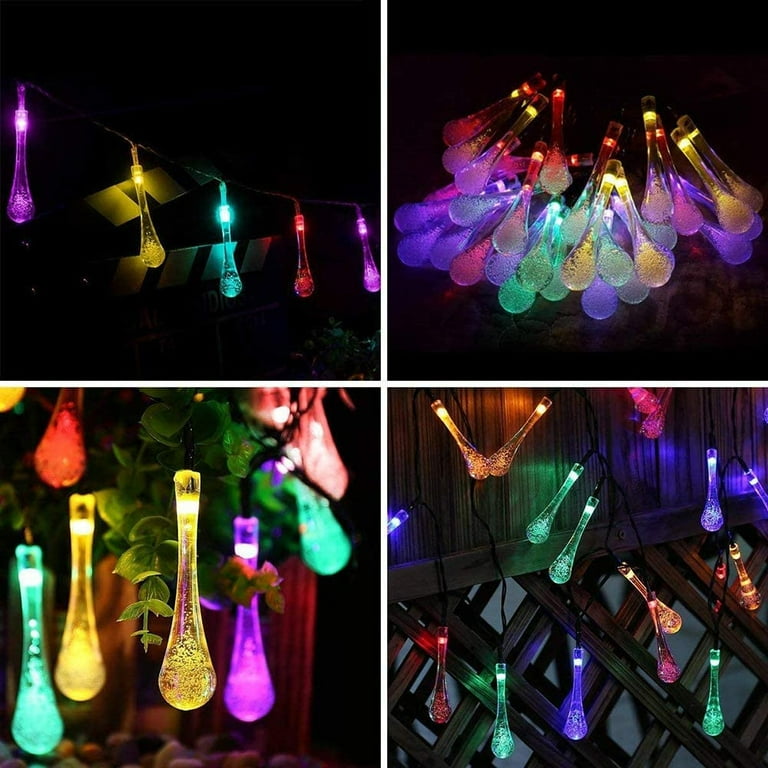 Outdoor solar powered 30 led string light garden patio yard landscape lamp party deals