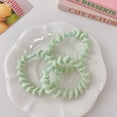 thumbnail image 3 of Sonducket 3 uds cuerda para el cabello bandas de goma coloridas accesorios lindos diademas mujer tocado adorno accesorio Accesorio para el cabello Verde, 3 of 6