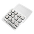 thumbnail image 5 of Tongina Stainless Steel Ice Cubes Quickyly Cooling Food Grade Drinks Chilling Stones Whisky Cubes for Cocktails Beer Kitchen Bar 12 with Clip, 5 of 8