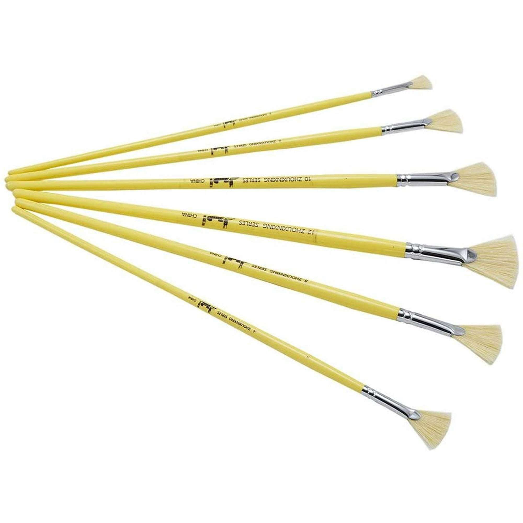 6 pieces / set. Fan Shape Pig Bristle Hair Paint Handle Oil Paint Brush Watercolor Brush Artists Professional Art Supplies | Walmart Canada 6 pieces / set. Fan Shape Pig Bristle Hair Paint Handle Oil Paint Brush Watercolor Brush Artists Professional Art Supplies | Walmart Canada
