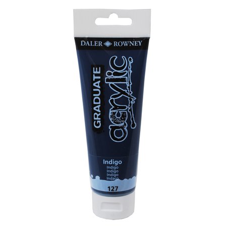 UPC: 5011386062679 | Daler-Rowney Graduate Acrylic  120ml Tube  Indigo