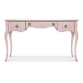thumbnail image 4 of Pemberly Row Contemporary maple Wood Veneers Writing Desk in Pink, 4 of 10