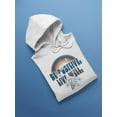 thumbnail image 3 of Be Positive Live Well Hoodie Women -Image by Shutterstock, Female Large, 3 of 4