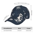 thumbnail image 2 of Sikiie Vintage Marine Unisex Vintage Washed Unstructured Baseball Cap Soft Cap Adjustable Unisex Baseball Hat Dad Hat, 2 of 6