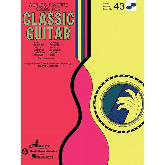 Classical Guitar Solos for Classical Guitar: World's Favorite Series #43, (Paperback)