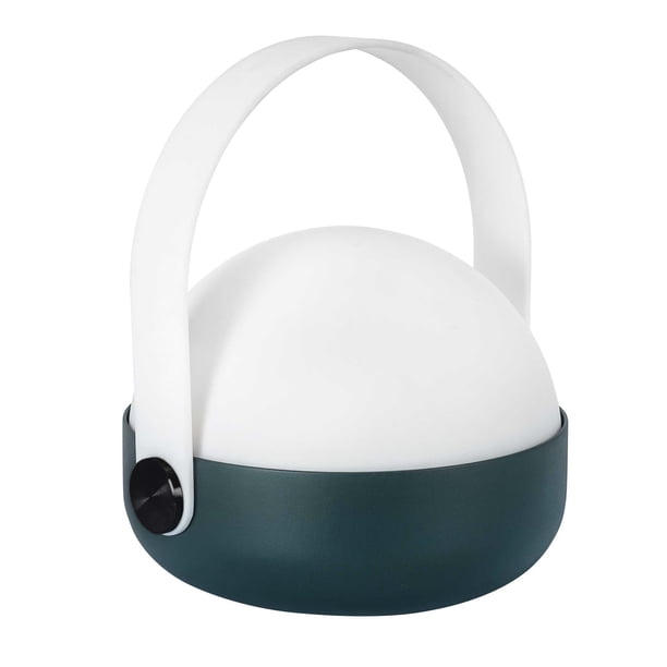 Estevez Luminario portátil LED recargable Baser, Color verde, Carga USB-C, 3000K