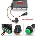thumbnail image 5 of Controlador de velocidad del motor PWM DC6-60V, 12V, 24V, 36V, 48V DC, control máximo del motor 30A, velocidad ajustable, con interruptor de arranque y parada, 5 of 5