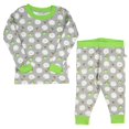 thumbnail image 1 of INTIMO Boys Holiday Snowman All Over Print Cotton Tight Fit Pajama Set 12 Months, 1 of 3