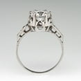 thumbnail image 5 of Bague de Fiançailles en Moissanite Ronde, Bague de Mariage en Pierre Précieuse 2,85 Ct, Bague en Moissanite Incolore, Bague pour Femme, Bague de Demande, 5 of 5