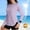 Purple women's long sleeve t-shirt a1, variant on Women's Long Sleeve T-Shirt Round Neck Curved Hem Casual Workout Top Solid Color Basic Tee Shirt, Black M