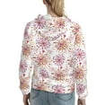 thumbnail image 7 of Kdxio Fireworks Print Womens Oversized Hoodies Sweatshirts Hooded Pullover Tops Sweaters Casual-X-Large, 7 of 7