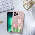 thumbnail image 5 of Compatible with iPhone 13 Pro Max Case 6.7 Inch, Cute Pink Floral Flower Pattern Phone Case for Women Girls, Shockproof Full Camera Protective Girly Cover for 13 Pro Max, 5 of 10