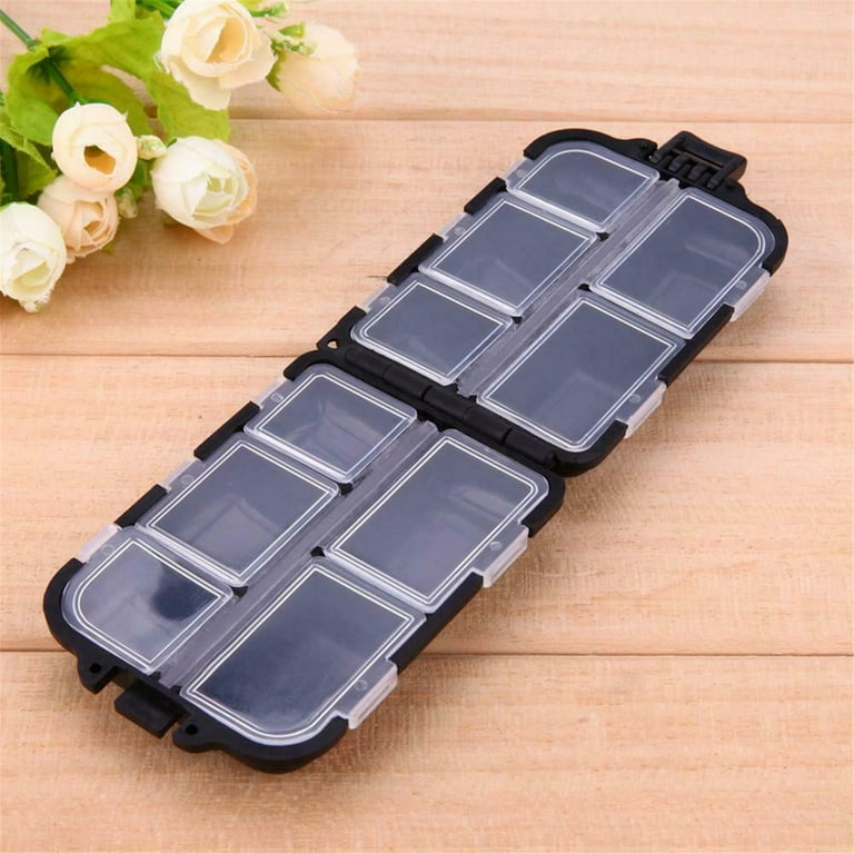 10-Compartment Fishing Tackle Box, Qiopertar Under $5 Multipurpose Plastic Storage Box Fishing Hook Box With 10 Intervals - Walmart.com 10-Compartment Fishing Tackle Box, Qiopertar Under $5 Multipurpose Plastic Storage Box Fishing Hook Box With 10 Intervals - Walmart.com