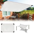 GNFQXSS Shade Cloth Sunblock Mesh Cover Taped with Grommets Sun Net for