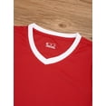 thumbnail image 5 of Vxuxlje Kids Boy's Soccer Shirt and Shorts Youth Sports Team Training Uniform Soccer Uniforms 2 Red 28, 5 of 7