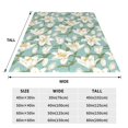 thumbnail image 3 of Sikiie Lilies Flowers Ultra-Soft Micro flannel Blanket Luxury All Seasons Warm Blanket for Bedding Sofa and Travel (4 sizes)-50"x40", 3 of 7