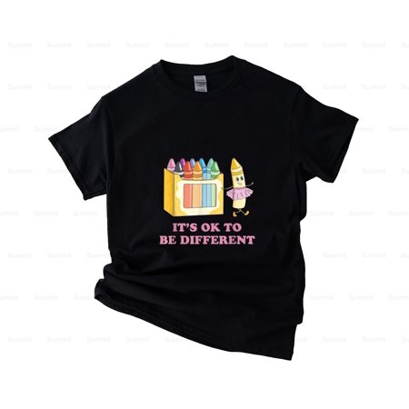 Summit88 It's OK to be Different Crayons, Autism Awareness Month T-Shirt, SW, Hoodie, for Unisex, up to size 5XL.