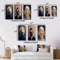 thumbnail image 4 of Designart "Future Vision Sci-Fi Portrait of a Man II" Man Wall Art Set Of 3 - Glam Blue Gallery Set For Office Decor, 4 of 6