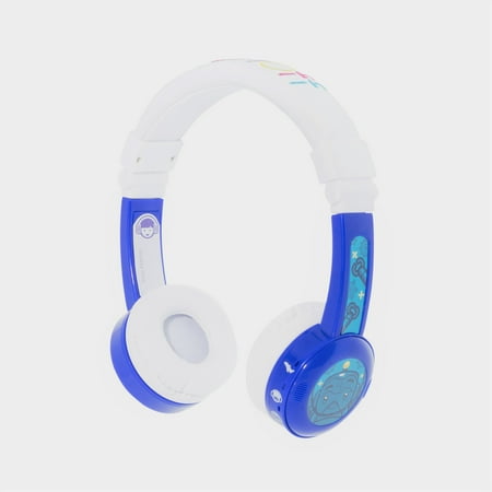 BuddyPhones - Inflight Wired On-Ear Headphones - Blue