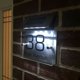 thumbnail image 5 of Número De Casa Solar Acero Inoxidable Ecológico Durable Ip44 Iluminado Compacto Fácil Instalación Placa De Dirección A Prueba De Agua Práctico Conveniente Dirección Señal De Cuatro Luces Led Vogacara HA018367-00, 5 of 6