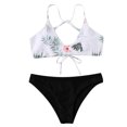thumbnail image 1 of Mujeres verano moda patchwork impreso tanque sexy dos piezas bikini traje de baño traje de baño Fridja nalpqowj50785, 1 of 8