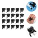 thumbnail image 1 of NUOLUX 25Ud Thread Cable Locker Negro En Nylon Con Duradero Para Sostener Cables En Hogar, 1 of 8