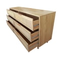 thumbnail image 3 of 51.18"6-Drawers Rattan Storage Cabinet Rattan Drawer,for Bedroom,Living Room,Natural, 3 of 6