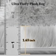 thumbnail image 5 of UNTIMATY 8'x10' Large Shag Area Rugs for Living Room Bedroom, Gray & White, 5 of 8