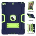 thumbnail image 3 of iPad 5th Gen Case,iPad 6th Gen Case, Dteck Heavy Duty Rugged Shockproof Stand Kids Case Protective Cover For Apple iPad 5th Gen 2017/iPad 6th Gen 2018, Navy+Green, 3 of 6