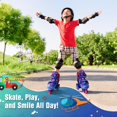 thumbnail image 4 of Patines ZOOBLISS para niños, 4 tamaños ajustables de 3 a 7 años con ruedas iluminadas, 4 of 7