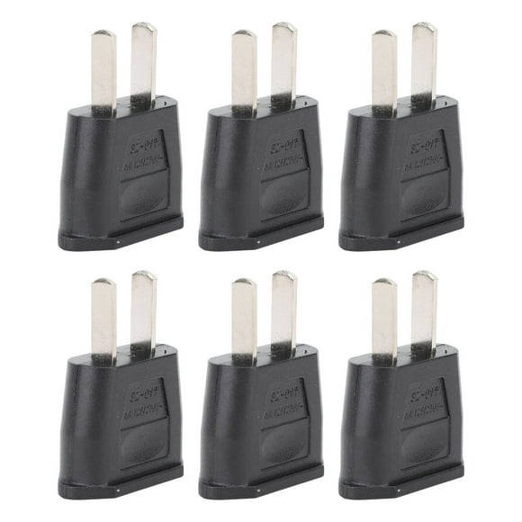 Socket Plug Adapter, Multipurpose US To EU Plug Converter 10PCS 125-250V Lightweight Compatibility For Travel For Laptop Tablet