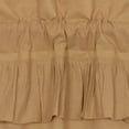 thumbnail image 2 of VHC Brands Flax Cotton Window Curtain Farmhouse Set, Khaki Tan (2 Panels), 2 of 5