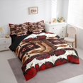 thumbnail image 3 of Castle Fairy Tribal Aztec Bedding Comforter Set,Western Boots Hat Queen Bedding Sets, 3 of 8