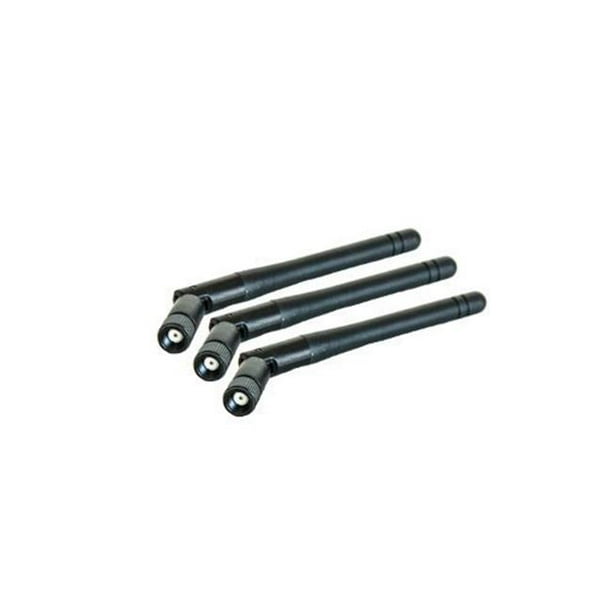 3 x 6Dbi 2.4Ghz 5Ghz Dual Band Wifi RpSma Antenna, Routers Linksys