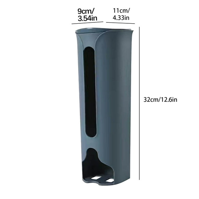 Rbaofujie Storage Cabinet Household Kitchen Garbage Bag Storage Box Storage Rack Wall-Mounted No Punching Storage Dorm Room Storage