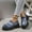 #145-Dark Blue, variant on Women's Fashionable Casual Slip-On Loafers - Waterproof Versatile Low-Cut Comfort Shoes for Spring/Autumn with Minimalist Design
