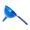 Blue, variant on Kitchen Funnel Wide Mouth Pouring Tool ABS Material for Transferring Oil Juice Home Restaurant Use