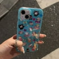 thumbnail image 6 of Cute Cartoon Sanrio Hello Kitty Bling Glitter Phone Case For iPhone 15 14 13 11 12 Pro Max XS XR 7 8 Plus SE Shockproof Cover, 6 of 8