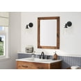 thumbnail image 2 of DRAKESTONE 24x31 Farmhouse Vanity Mirror w/ Clavos - Walnut, 2 of 5