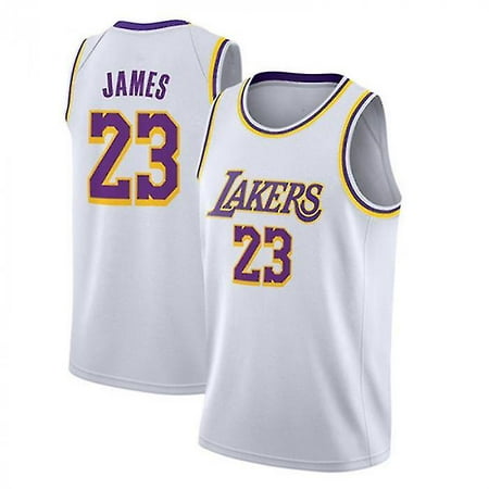Los Angeles Lakers Lebron James No.23 Nba Basketball Jersey, James
