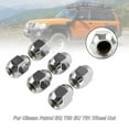 thumbnail image 2 of 6PCS Chrome Wheel Nut Fit Nissan Patrol GQ Y60 GU Y61 Fit Ford Maverick #1, 2 of 5