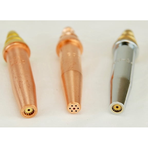 One Piece Cutting Torch Tips for CG-30, CG-211, CG-211Y ALL SIZES G02 Acetylene & G03 Propane fits Airco Concoa Koike Aronson Beetle