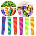 thumbnail image 1 of Ymiko 6Pcs/Set Household Multicolored Silicone Ice Cream Mold Maker DIY Kitchen Su New, 1 of 8