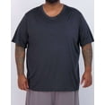 thumbnail image 2 of Real Essentials 3 Pack: Mens Big & Tall V-Neck Short-Sleeve Tech Stretch Dry-Fit T-Shirt (3X Tall-5X Tall), 2 of 6