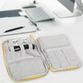 thumbnail image 3 of Organizador de cables de viaje de doble capa, bolsa multifuncional para cables, Cable USB, cargador portátil, 3 of 8