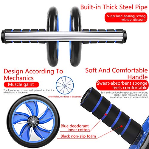 Skipping Ropes 5-In-1 Roller Kit with Knee Pads Sethruki Abdominal Muscle Training Rollers Push-Up Bars Handle Grips Home Gym Exercise Kits Suitable for Physical Training Skipping Ropes 5-In-1 Roller Kit with Knee Pads Sethruki Abdominal Muscle Training Rollers Push-Up Bars Handle Grips Home Gym Exercise Kits Suitable for Physical Training
