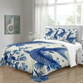 thumbnail image 4 of Home Bedding Set Fish Shell Comforter Cover Set Teen Adult Creative Seafloor Bedspreads,King (90"x104"), 4 of 5