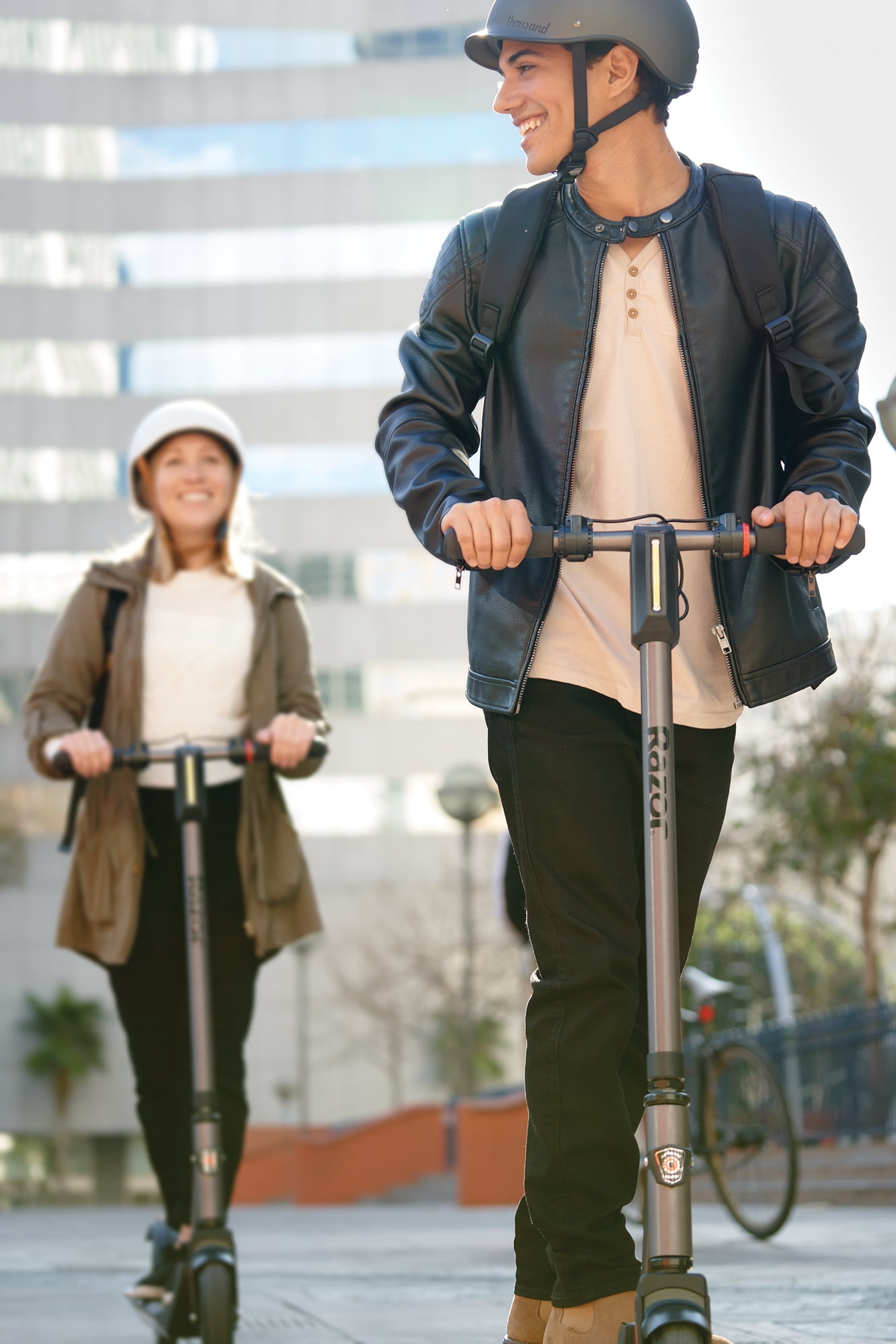 Razor E Prime III Commuting Folding Electric Scooter for Adults up to 220 lbs., Up to 18 mph & 15-mile Range, 8" Pneumatic Front Tire, 250W Hub Motor Rear-Wheel Drive, Lightweight, 36V Lithium-Ion