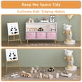 thumbnail image 2 of Bookshelf with Fabric Drawers, SHINPT Toy Storage Organizer, Kids Bookcase with Collapsible Fabric Drawers, Toddler Bookshelf for Gift, KIds Toy Storage for Children Room, Playroom, Nursery, Bedroom, 2 of 8